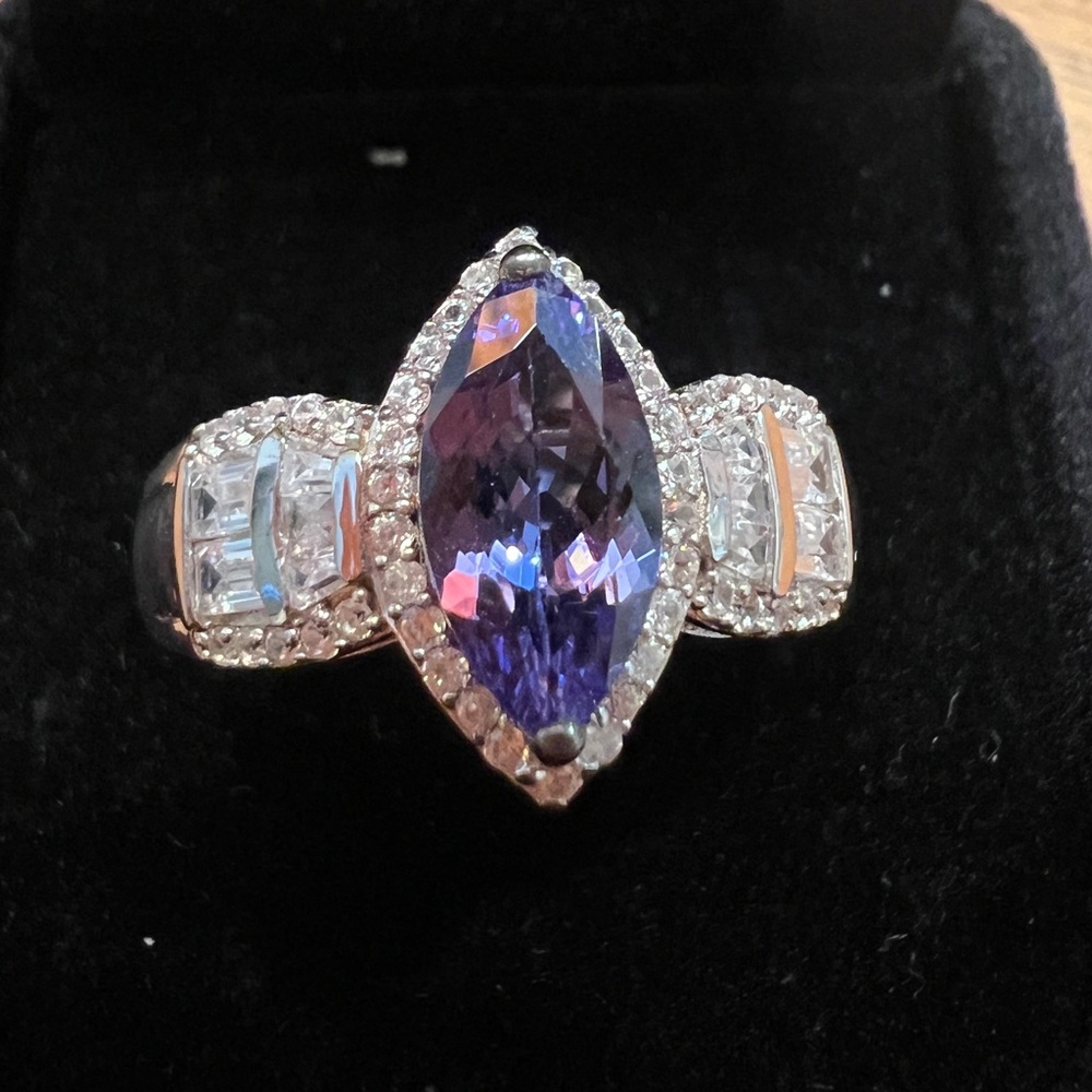 Sterling Silver And Multi Gemstone Ring - image 1